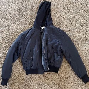 Urban Outfitters Hooded Bomber Jacket